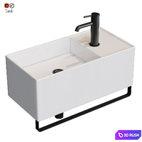 Small sink in the bathroom