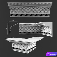 Cornices Daylight 3D Model Vray