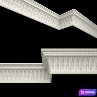 Crown_molding_08 3D Model Vray