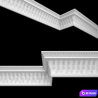 Crown_molding_08 3D Model Vray