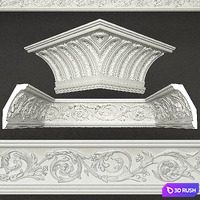 Sabur Decor Cornice 2015 3D Model Vray