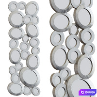 Panel Rings with mirrors 3D Model Corona