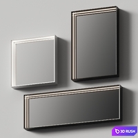 Ceramica Flaminia App Mirrors 3D Model Vray, Corona