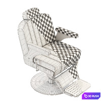 Gamma Bross Lenny Barber Chair 3D Model Vray