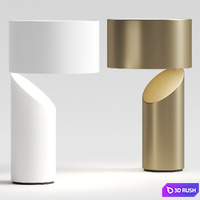 Natuzzi Vico Table Lamps 3D Model Vray, Corona