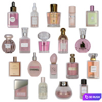 Perfume collection. Bathroom Accessories 3D Model Corona