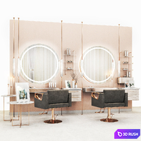 Beauty salon2 3D Model Vray, Corona
