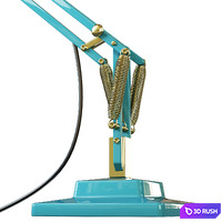 Anglepoise ORIGINAL 1227  BRASS DESK LAMP 3D Model Vray
