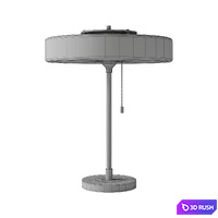 Bert Frank Revolve table 3D Model Vray, Corona