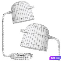 Table lamp Romatti Monta 3D Model Corona