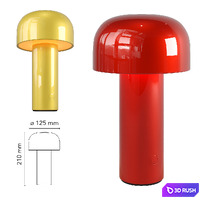 Bellhop Table Lamp 3D Model Corona