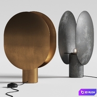 101 Copenhagen Clam Table Lamps 3D Model Vray, Corona