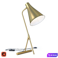 Table lamp La Redoute Jameson 3D Model Corona