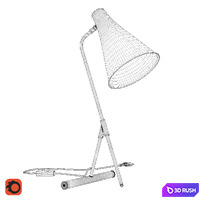 Table lamp La Redoute Jameson 3D Model Corona