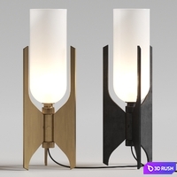 Bert Frank Pennon Table Lamp 3D Model Vray, Corona