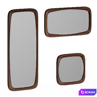 60th mirrors by Wewood 3D Model Corona