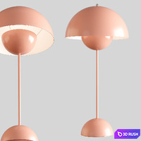 Table lamp 3D Model Vray, Corona