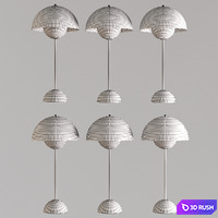 Table lamp 3D Model Vray, Corona