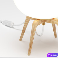 Table lamp Boldo 3D Model Corona