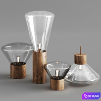 Brokis Muffins Floor Lamp 3D Model Vray