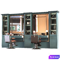 Beauty salon set 010 3D Model Vray, Corona