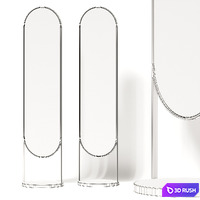 Ligne Roset Nimbe Floor Mirror 3D Model Vray, Corona