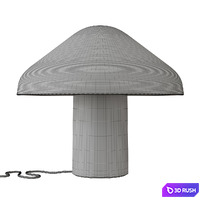 Pao Glass Table Lamp 3D Model Corona