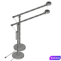Fifty Fifty Table Lamp 3D Model Corona