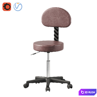YAMAGUCHI Chibi and US MEDICA Rio Chair for Masseur Set 3D Model