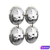 Mirror 4 3D Model Vray, Corona