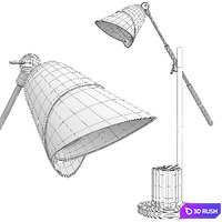 Castro Savoye Table Lamp 3D Model Vray