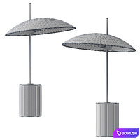 Italux - Vilai Table 3D Model Vray, Corona