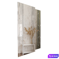Mirror with facet
