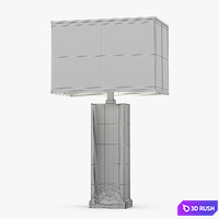 Holly Hunt - Ingot table lamp 3D Model Vray