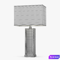 Holly Hunt - Ingot table lamp 3D Model Vray
