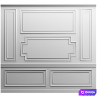 Wall panel - gypsum stucco molding