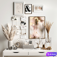 Designer's workplace 3D Model Vray, Corona