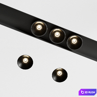 Arkoslight Set 3 3D Model Vray, Corona
