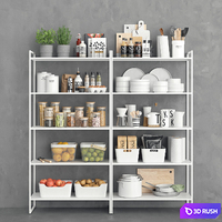 Jonaksel Pantry 3D Model Vray, Corona