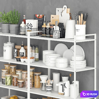 Jonaksel Pantry 3D Model Vray, Corona