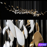 Chandelier Light Vargov 3D Model Corona