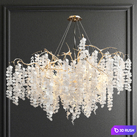 Shiro-Noda Coin Fairytree Chandelier - 3 type 3D Model Vray