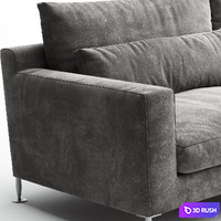 B&amp;B Italia Harry Sofa 3D Model Vray, Corona