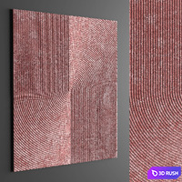 Wall decor 3D Model Vray, Corona