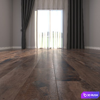 Parquet Flaviker Dublin Smoked 20x120 3D Model Vray, Corona