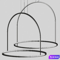 Axolight U-Light 3D Model Vray, Corona