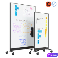 PolyVision - WhiteBoard Mobile 3D Model Vray, Corona