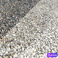 Gravel set 01 3D Model Vray, Corona