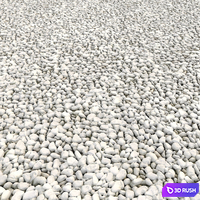 Gravel set 01 3D Model Vray, Corona