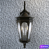 Inman Park, an outdoor wall lamp from CAPITAL, USA. 3D Model Vray, Corona